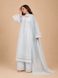 Amberser Noor-e-Sehar — Ice Blue Chikankari Suit