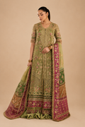 Amberser Nazakat — Lilac Embellished Bridal Gown with Dupatta